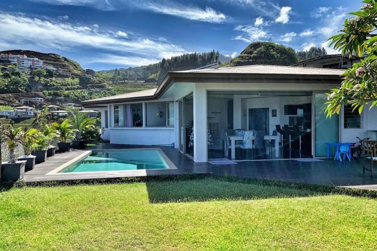 Villa Tiki Wonderfull Sea View Punaauia  Exterior foto