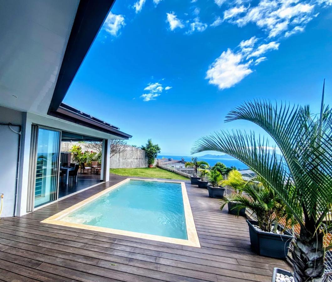 Villa Tiki Wonderfull Sea View Punaauia  Exterior foto